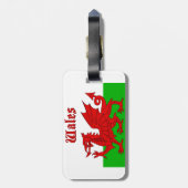 ウェールズ国旗Cymru ラゲッジタグ (裏面縦)