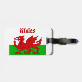 ウェールズ国旗Cymru ラゲッジタグ (裏面横)