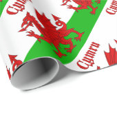 ウェールズ国旗Cymru ラッピングペーパー (ロールコーナー)
