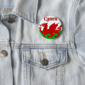 ウェールズ国旗Cymru 缶バッジ (インサイチュ)