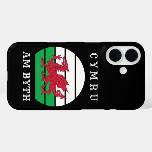 ウェールズ国旗Cymru Am Byth誇りを持ったがウェールズ Case-Mate iPhoneケース (裏面 (横))