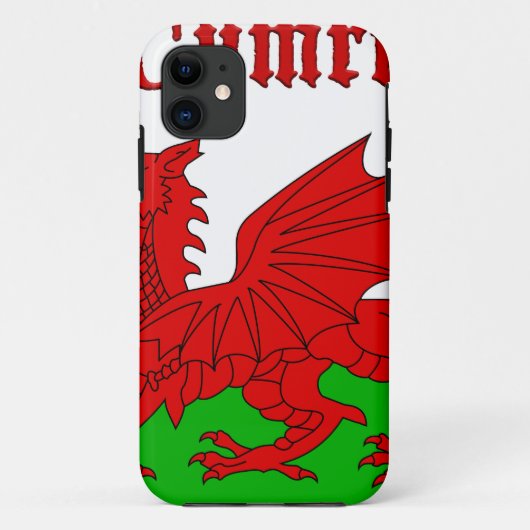 ウェールズ国旗Cymru Case-Mate iPhoneケース (裏面)