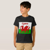 ウェールズ国旗Cymru Tシャツ (正面フル)
