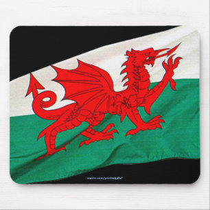 ウェールズ国旗Red Dragon Patriotic World Flag マウスパッド