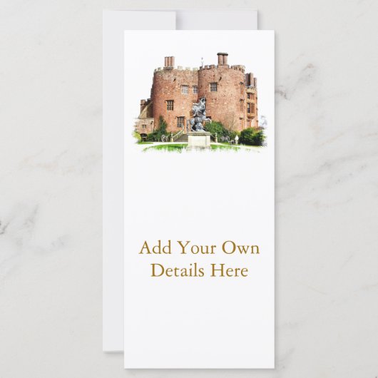 ウェールズ城ラックカード (正面)