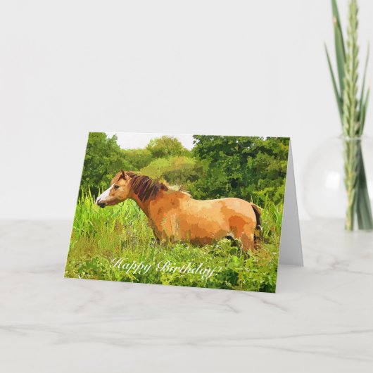 ウェールズ山の子馬 カード (正面)