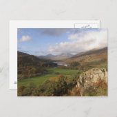 ウェールズ州グウィネッド州ケーペル・カーグ(RF)のスノードン ポストカード (正面/裏面)