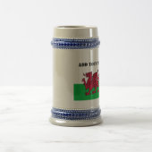 ウェールズ州旗W杯世界囲碁最強戦2022年サッカー赤龍 ビールジョッキ (中央)