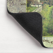 ウェールズ州Wpowys、NewtownのRiver Hafern マウスパッド (コーナー)