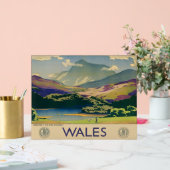 ウェールズ旅行ポスター アクリルサイン (ウェディング)