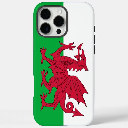 ウェールズ旗アップルiPhone 16 Pro Maxケース Case-Mate iPhoneケース (裏面)