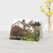 ウェールズ村 カード (黄色い花)