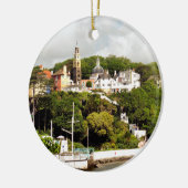 ウェールズ村 セラミックオーナメント (左)