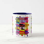 ウェールズ村 ツートーンマグカップ (中央)