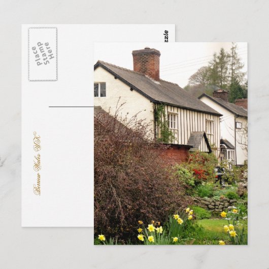 ウェールズ村 ポストカード (正面/裏面)
