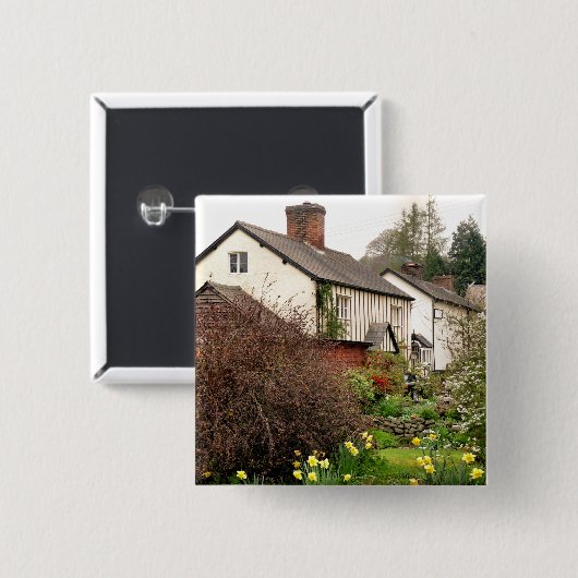 ウェールズ村 缶バッジ (正面&裏面)