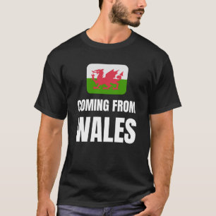 ウェールズ来出身の Tシャツ