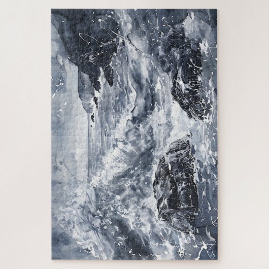 ウェールズ沿岸のテンペスト ジグソーパズル (縦)