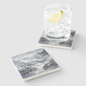 ウェールズ沿岸のテンペスト ストーンコースター (横)