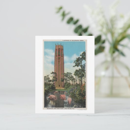 ウェールズ湖(フロリダ州) – 歌の景色 ポストカード (スタンド正面)