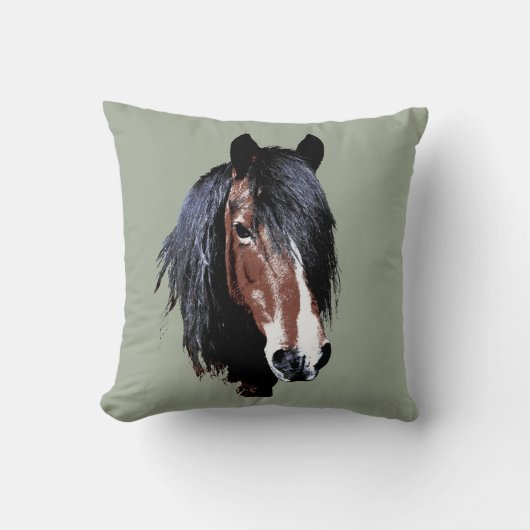 ウェールズ湾のロバ クッション (正面)