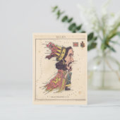 ウェールズ絵地図はがき ポストカード (スタンド正面)