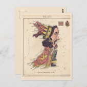 ウェールズ絵地図はがき ポストカード (正面/裏面)