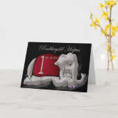 ウェールズ語と英語、バイリンガルでの最初の誕生日カード カード (黄色い花)