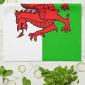 ウェールズ赤龍 キッチンタオル (折り畳み)