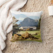 ウェールズ農山景観 クッション (ブランケット)