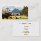 ウェールズ農山景観 名刺 (正面/裏面)
