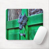 ウェールズ鋳鉄龍ヘッドドアノッカー マウスパッド (マウス)
