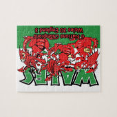 ウェールズ6人の国家のラグビーのチャンピオン、W 30-3 E ジグソーパズル (横)