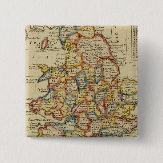 ウェールズ6英国 缶バッジ (正面)