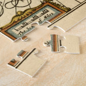 ウェールズ – イギリスの古古古古美術家の地図 ジグソーパズル (側面)