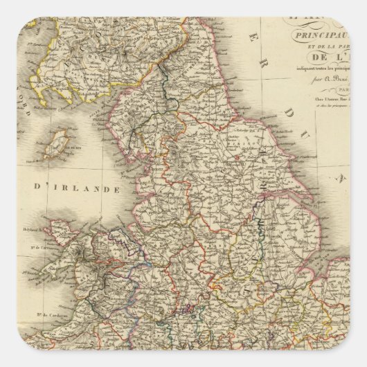 ウェールズ・イングランド スクエアシール (正面)