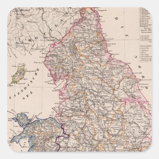 ウェールズ・イングランド スクエアシール (正面)