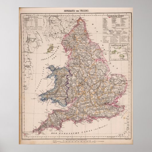 ウェールズ・イングランド ポスター (正面)