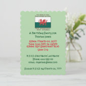 ウェールズ ウイスキー 誕生日パーティー 招待状 (スタンド正面)