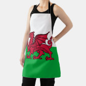 ウェールズ・ウェールズのレッドドラゴンケルト国旗 エプロン (インサイチュ)