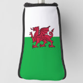 ウェールズ・ウェールズのレッドドラゴンケルト国旗 ゴルフヘッドカバー (回転90)