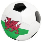 ウェールズ・ウェールズのレッドドラゴンケルト国旗 サッカーボール (3/4)