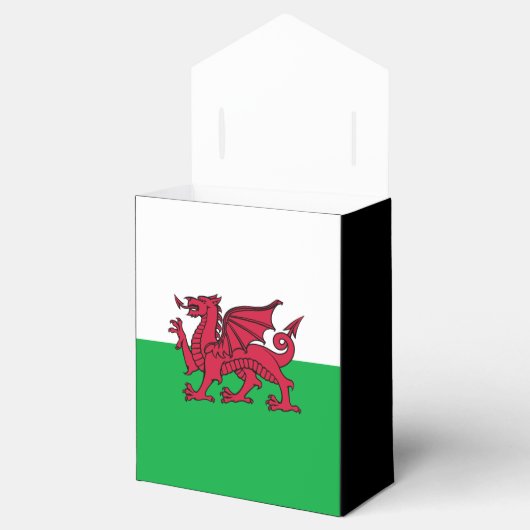 ウェールズ・ウェールズのレッドドラゴンケルト国旗 フェイバーボックス (オープン)
