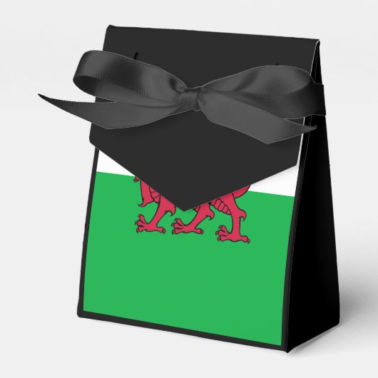 ウェールズ・ウェールズのレッドドラゴンケルト国旗 フェイバーボックス (正面サイド)