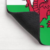 ウェールズ・ウェールズのレッドドラゴンケルト国旗 マウスパッド (コーナー)