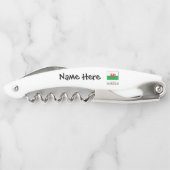 ウェールズ ウェールズ国旗 個人名入れ ソムリエナイフ (裏面)