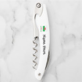 ウェールズ ウェールズ国旗 個人名入れ ソムリエナイフ (正面)