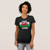 ウェールズ，ウェールズ国旗 Tシャツ (正面フル)