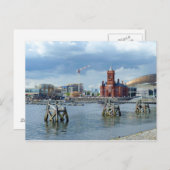 ウェールズ,カーディフ,カーディフ ポストカード (正面/裏面)