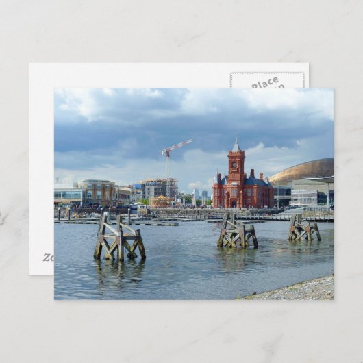 ウェールズ，カーディフ，カーディフ ポストカード (正面/裏面)